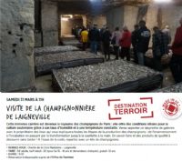 Visite de la champignonnière de Laigneville. Le samedi 31 mars 2018 à Laigneville. Oise.  11H00